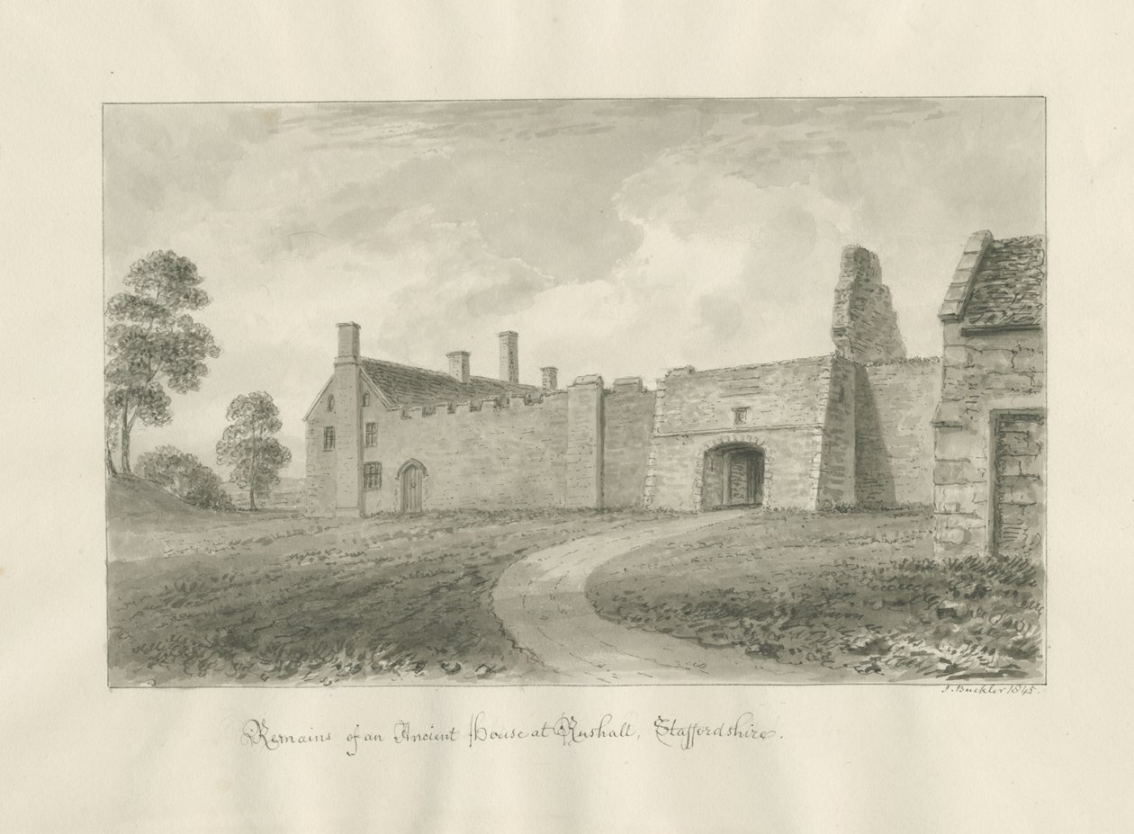 Rushall Hall - John Buckler