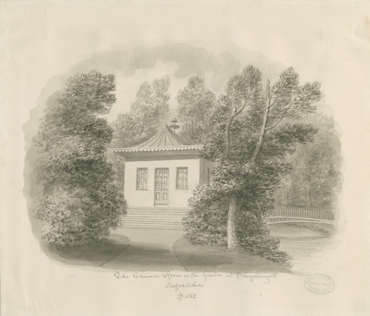 Shugborough - La chambre chinoise - John Buckler