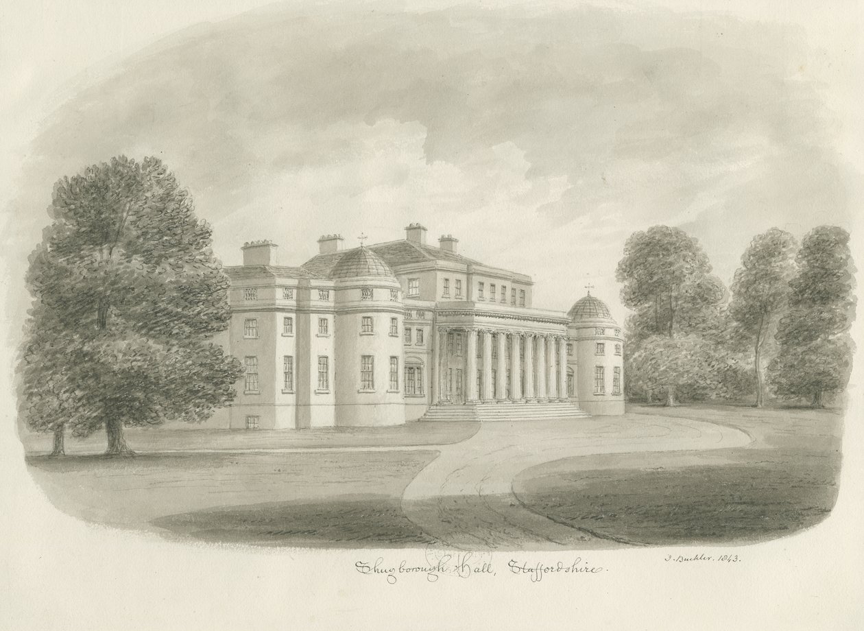 Manoir de Shugborough - John Buckler