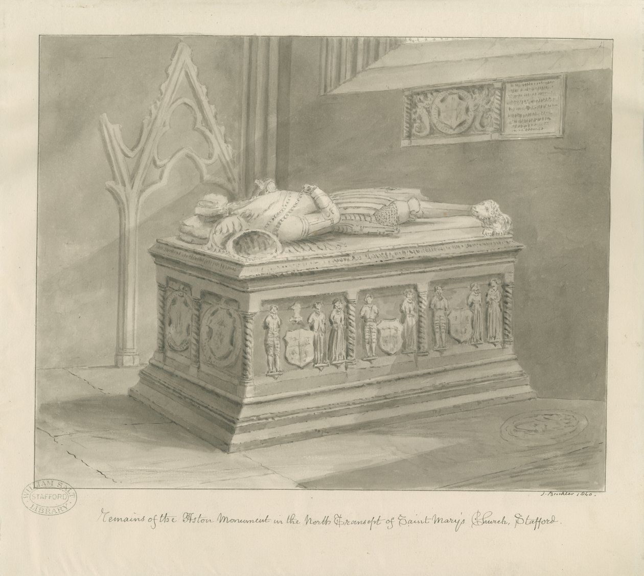 Stafford - Monument Aston dans l