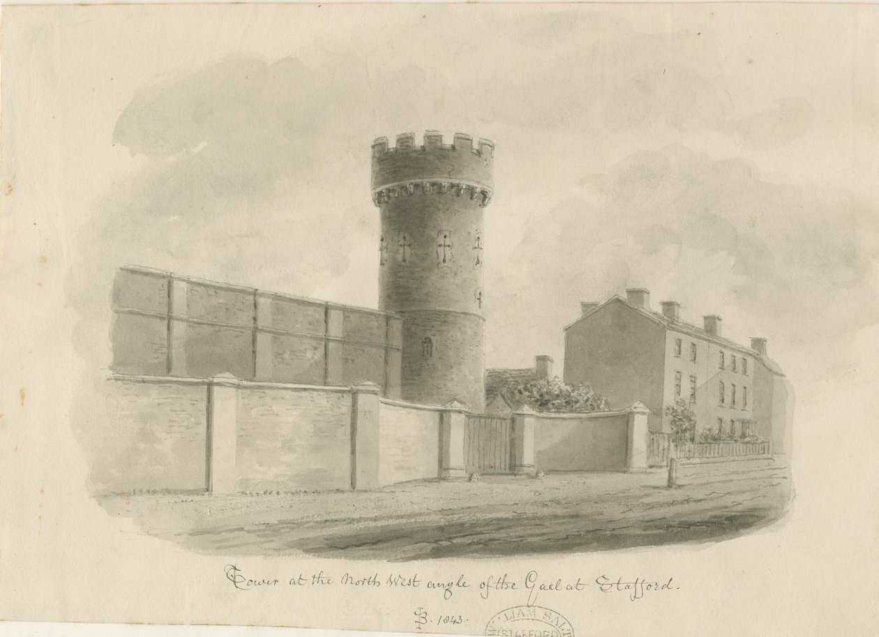 Stafford - Tour ronde de la prison - John Buckler