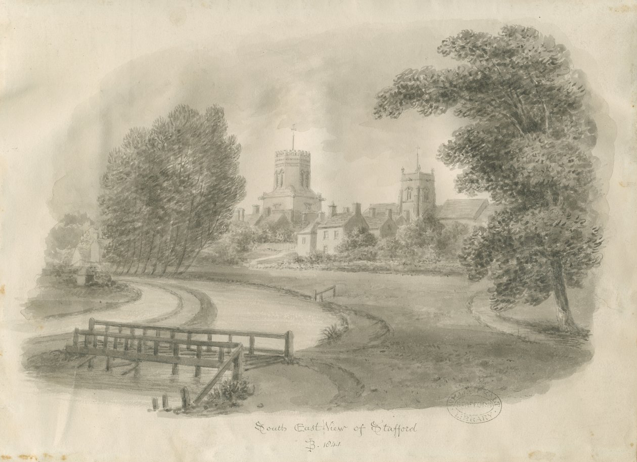 Stafford - Vue sud-est - John Buckler