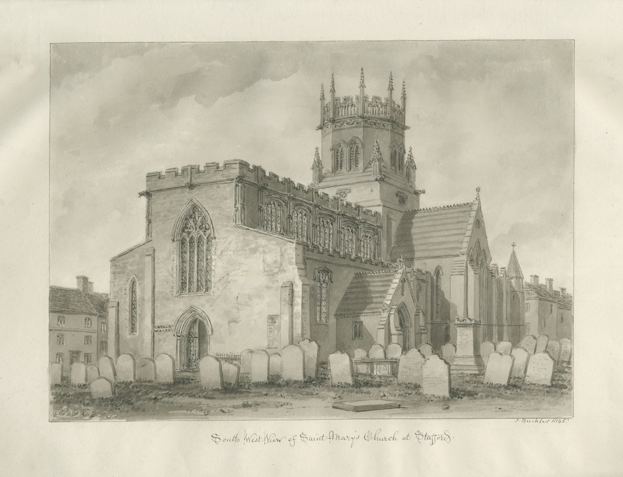 Stafford - Église Sainte-Marie - John Buckler
