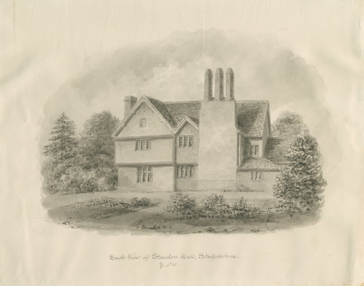 Standon Hall - John Buckler