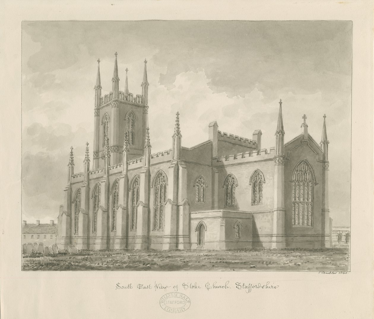 Église de Stoke-upon-Trent - John Buckler