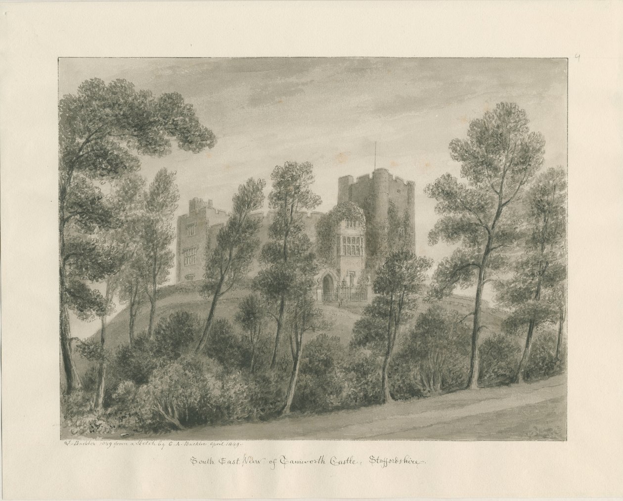 Château de Tamworth - John Buckler
