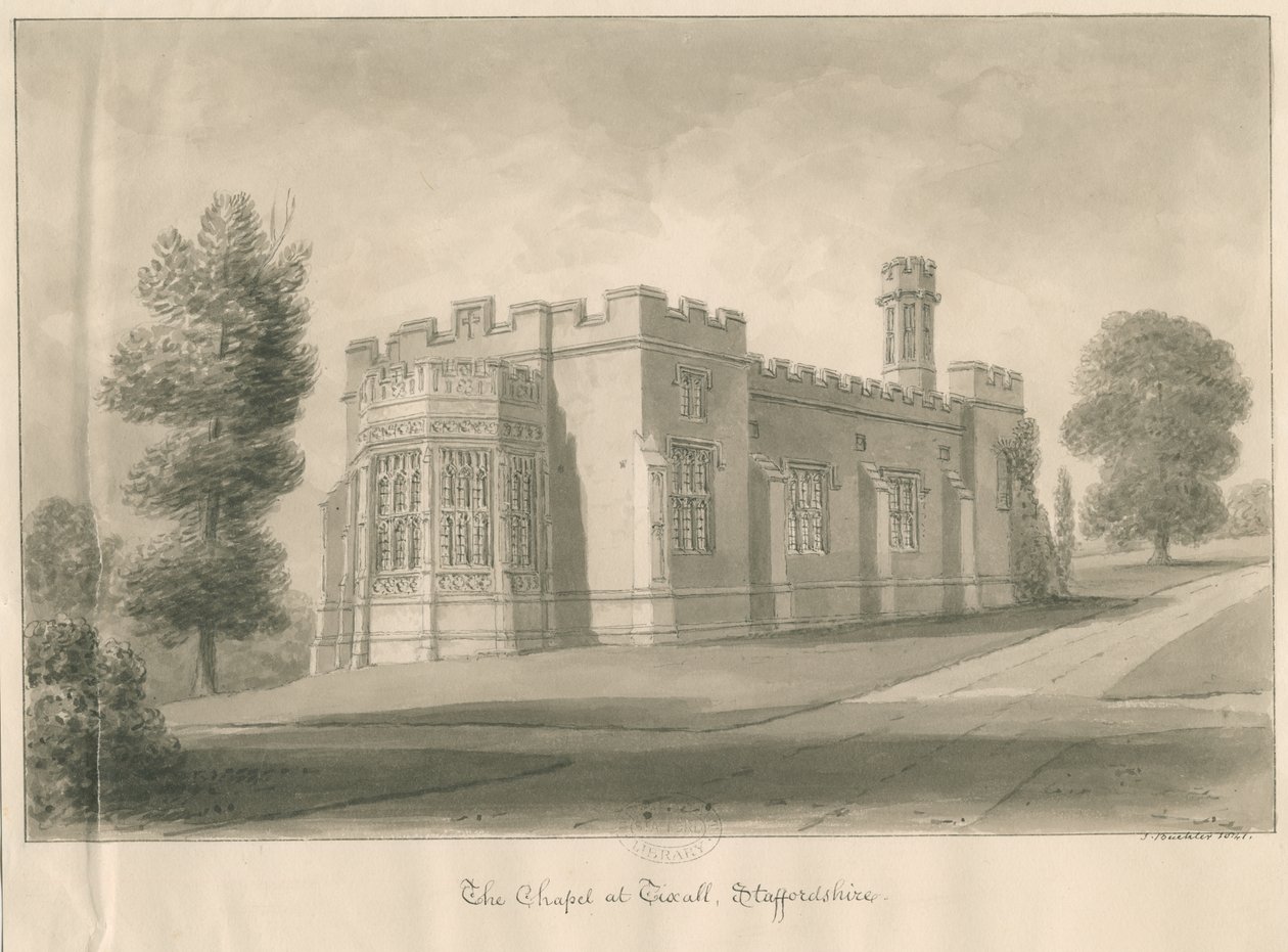 Chapelle de Tixall Hall - John Buckler