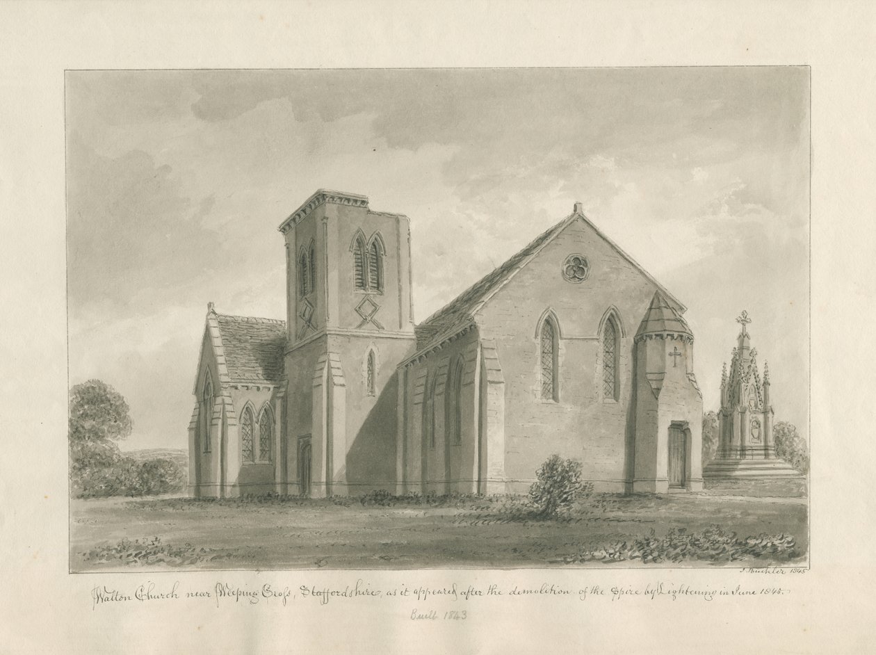 Église de Walton-on-the-Hill - John Buckler