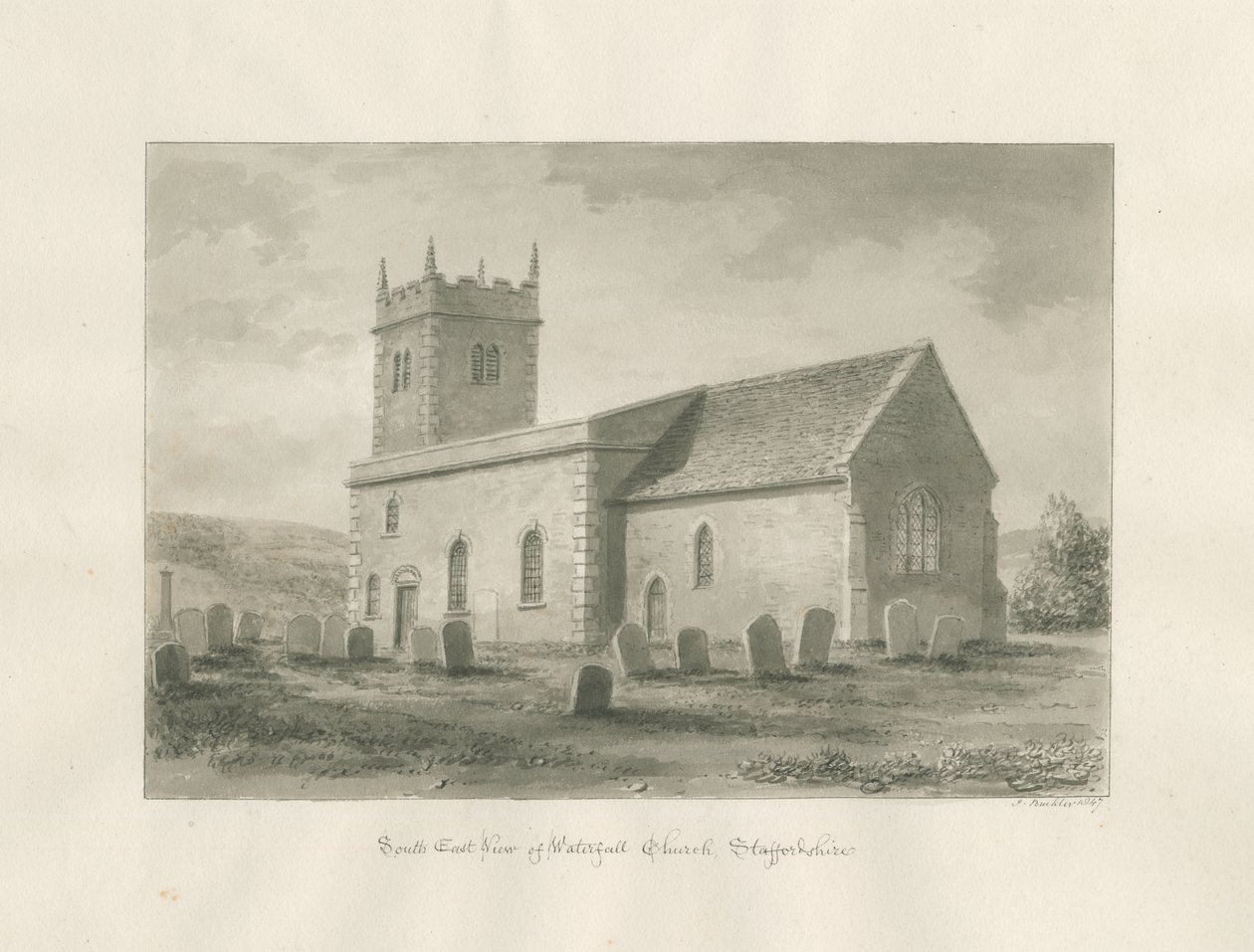 Église de Waterfall - John Buckler