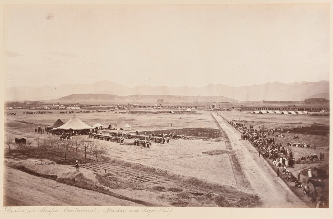 Durbar Maidan et chefs de Logar - John Burke
