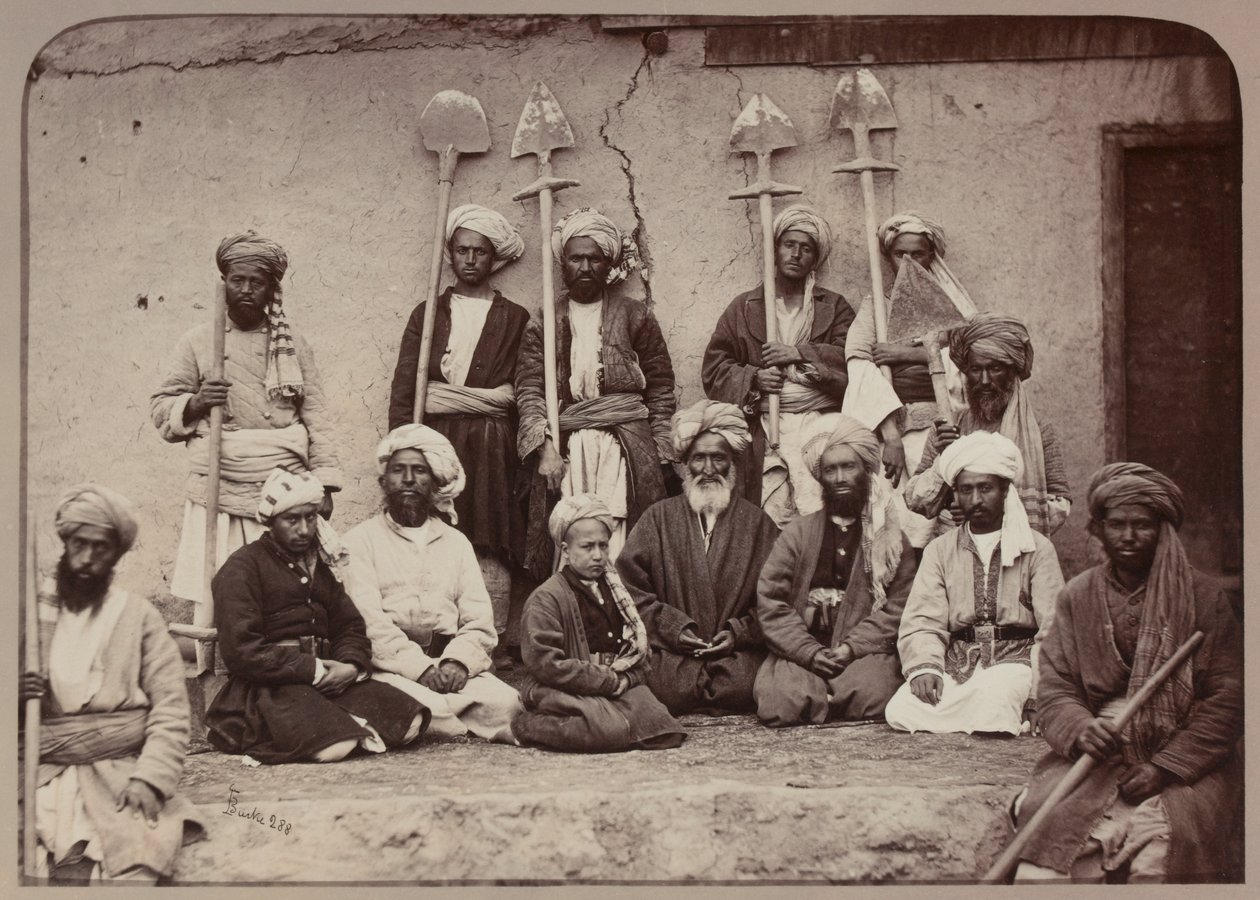 Propriétaires terriens et ouvriers de Kaboul, 1879 - John Burke