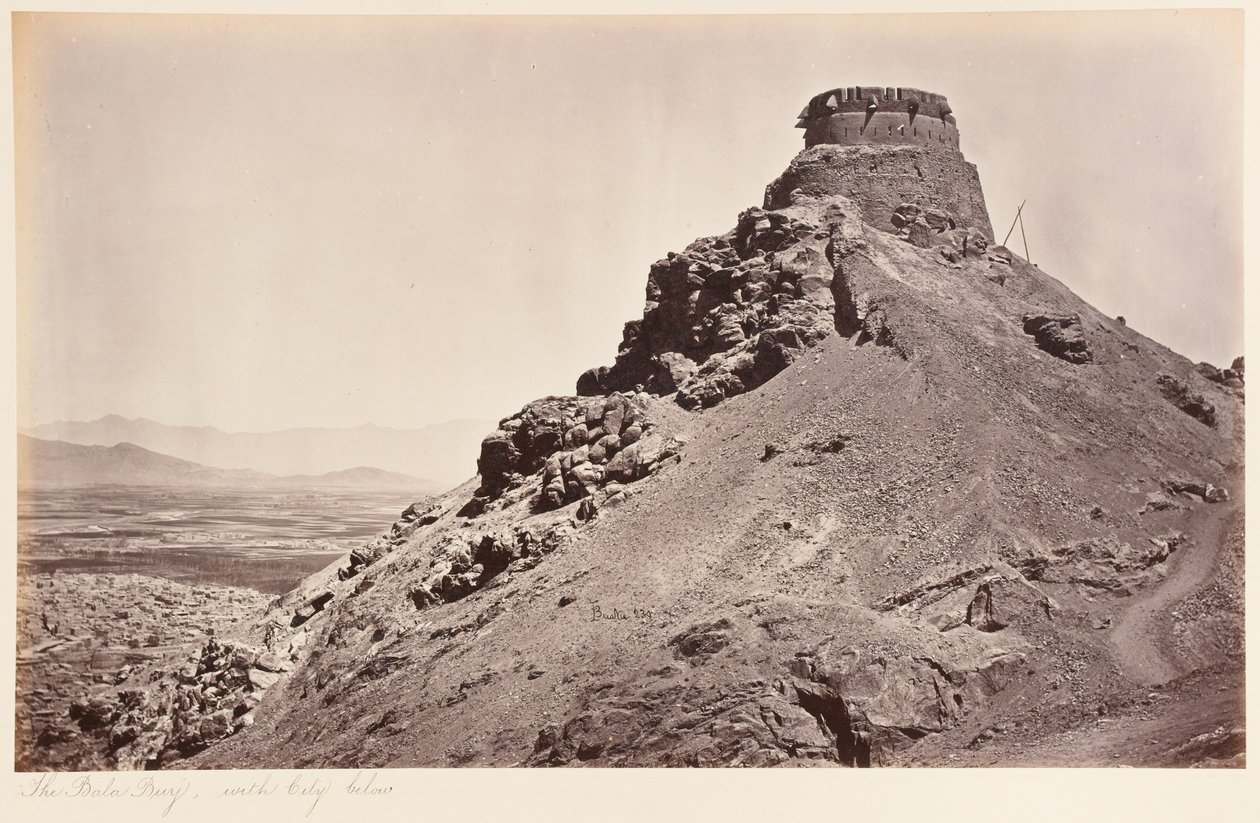 Panorama de Kaboul vu depuis le Bala Burj, 1879 - John Burke