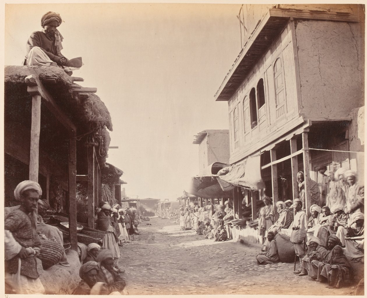 Scène de rue, Jalalabad 1879 - John Burke