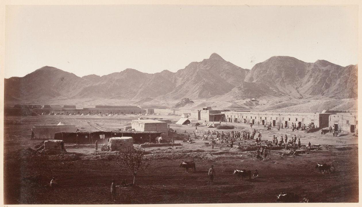 Extrémité ouest du fort de Dakka, en direction de Khurd Khyber - John Burke