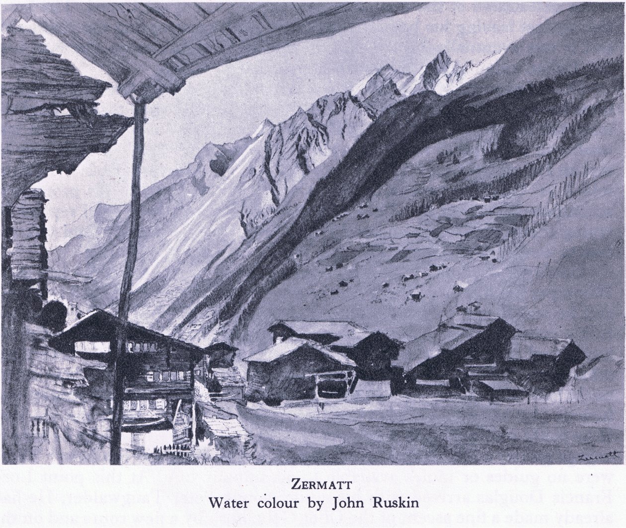Zermatt, de British Adventure publié par Collins, 1947 - John Bushin