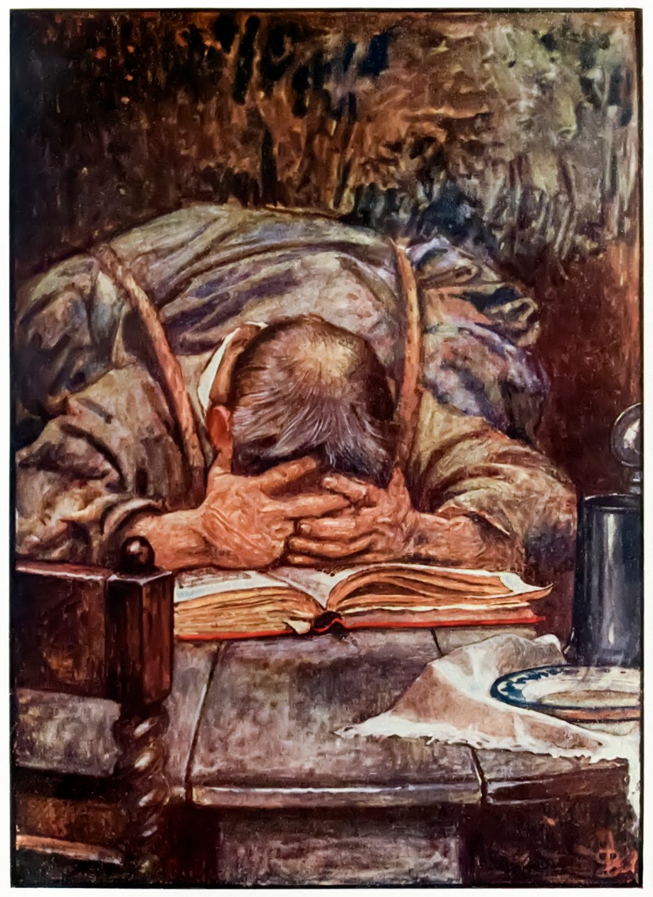 "Chrétien" du "Voyage du pèlerin de ce monde à celui qui est à venir" de John Bunyan - John Byam Liston Shaw