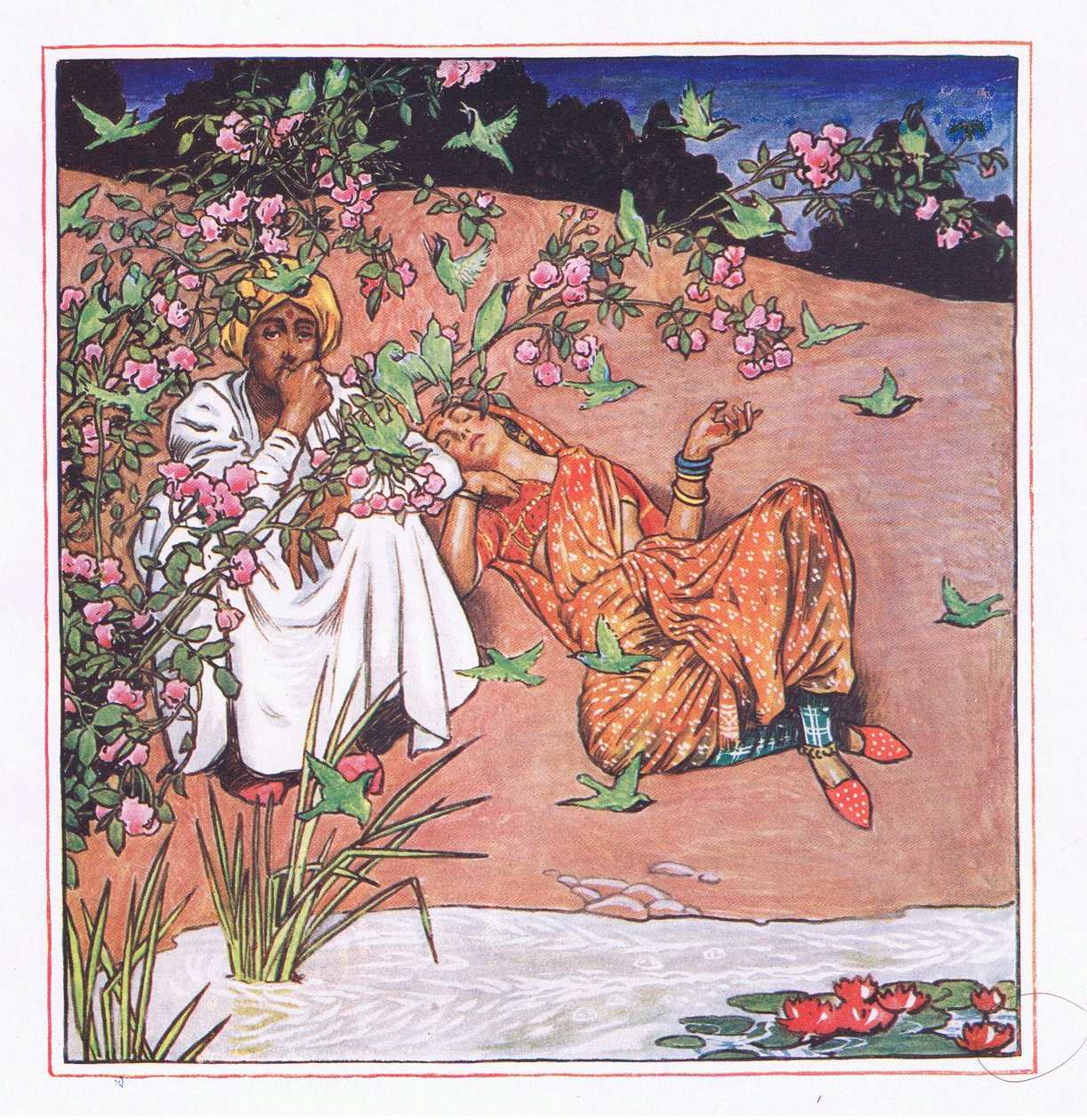Aime légèrement, illustration de The Garden of Kama (et autres poèmes de l