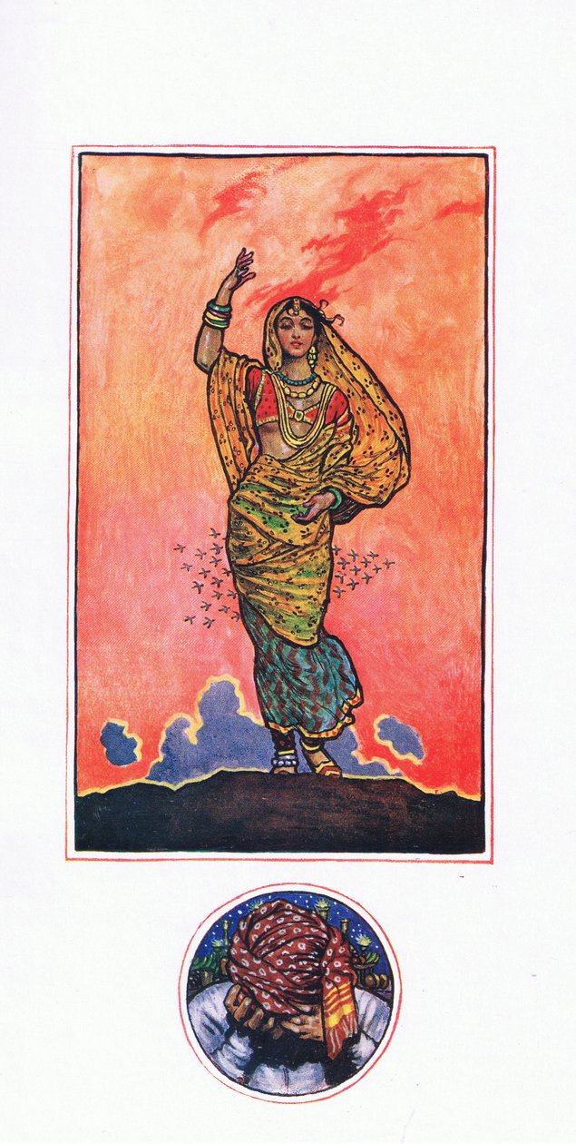 Réminiscence de Mahomed Akram, illustration de The Garden of Kama (et autres poèmes de l