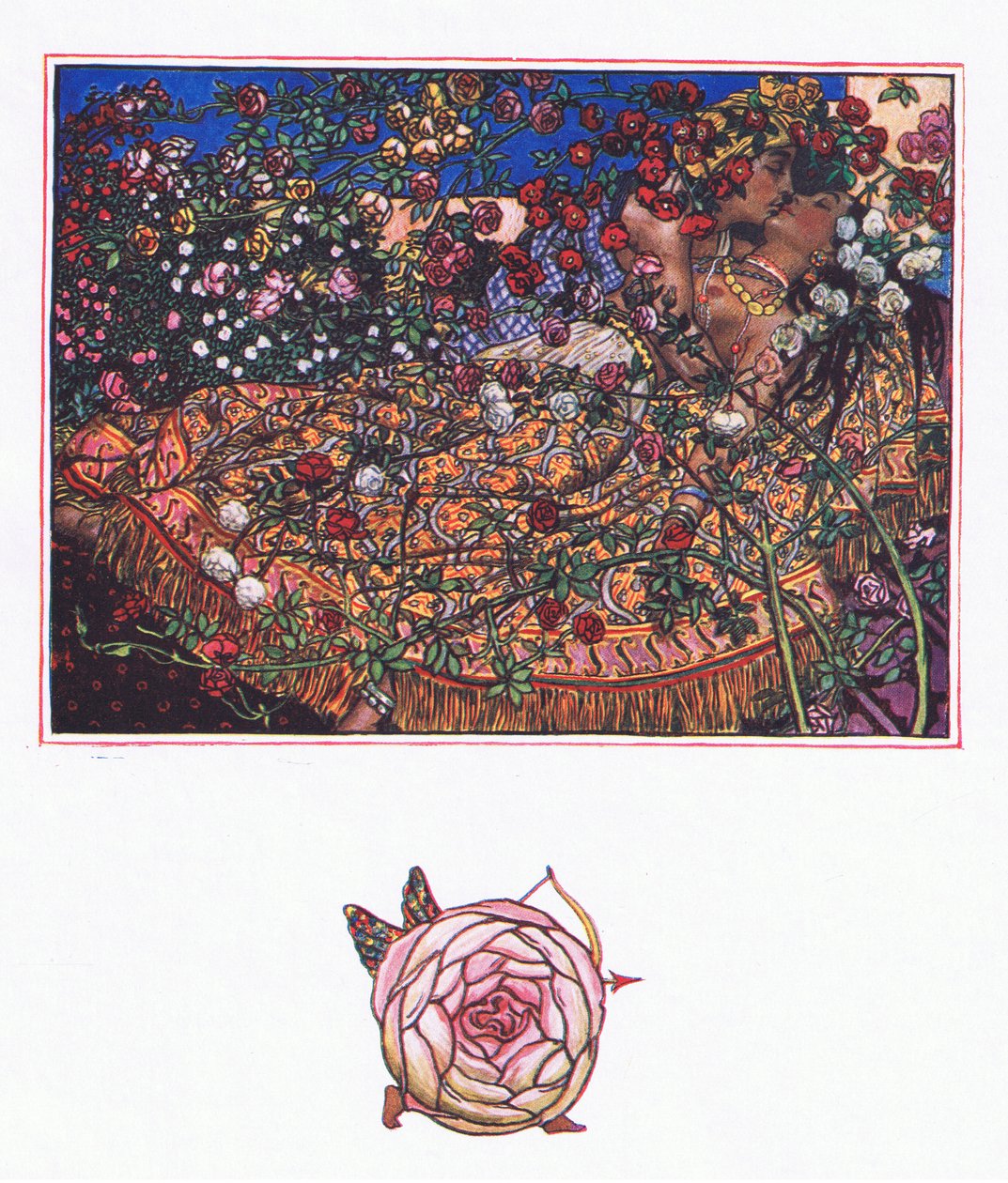 Chanson de Gulbaz, illustration de The Garden of Kama (et autres poèmes de l