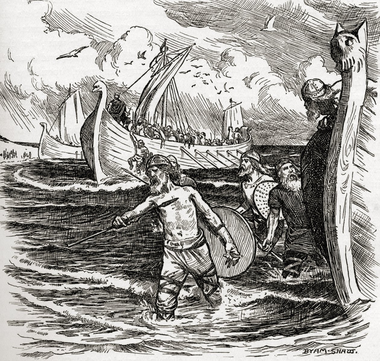Le débarquement des Jutes à l