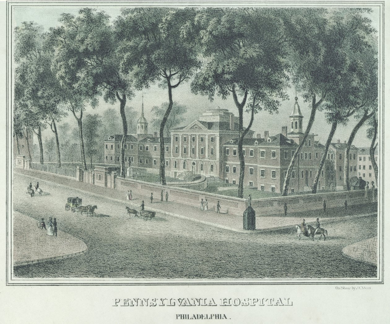 Hôpital de Pennsylvanie, 1838 - John Caspar Wild