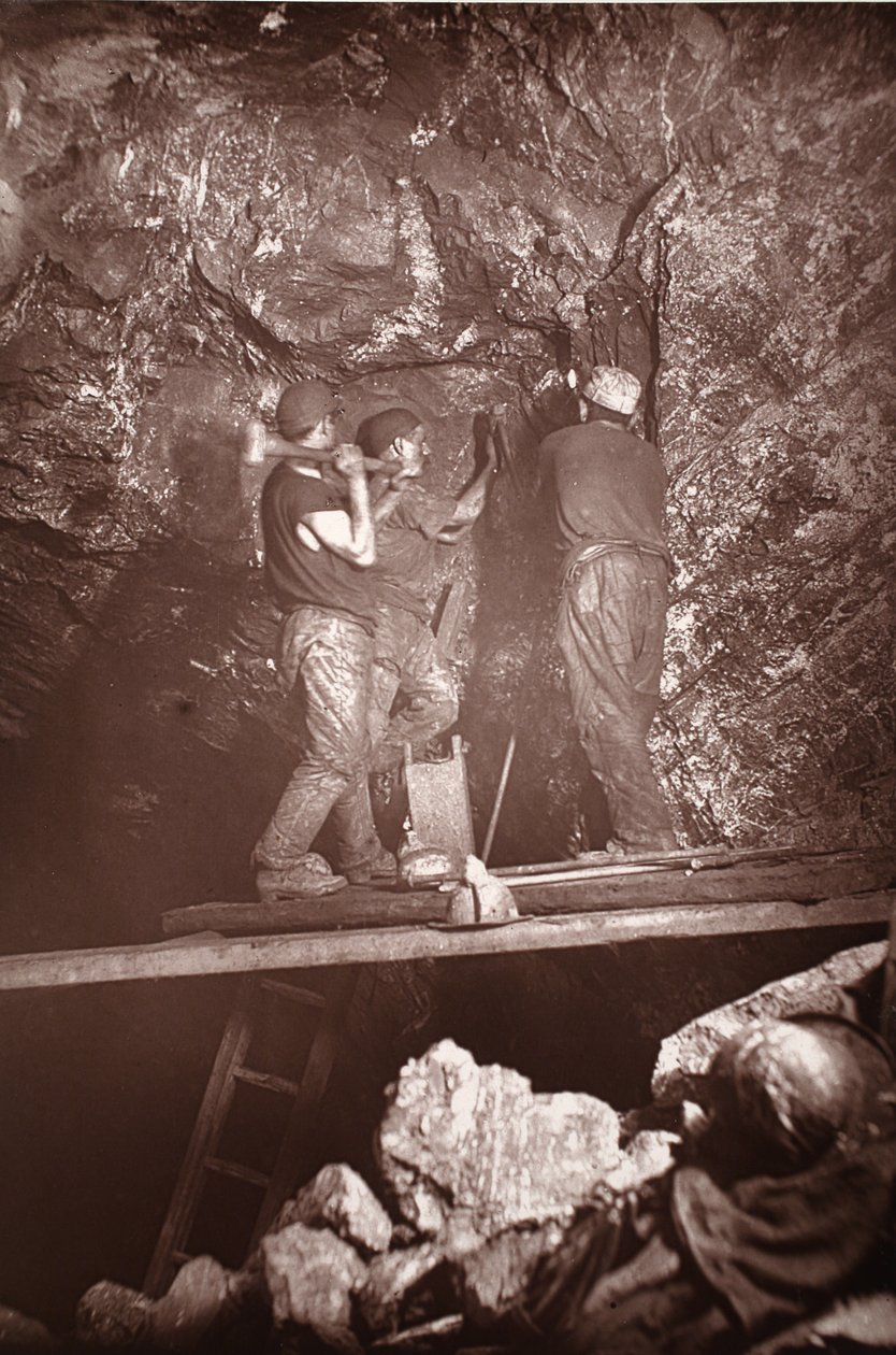 Arrêt en surplomb, mine de Cook