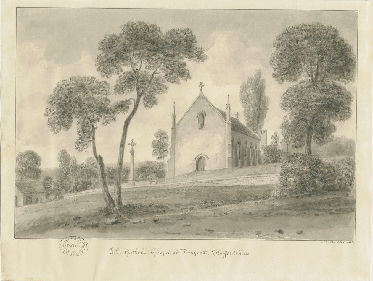 Cresswell - Chapelle Catholique de Draycott-in-the-Moors - John Chessell Buckler