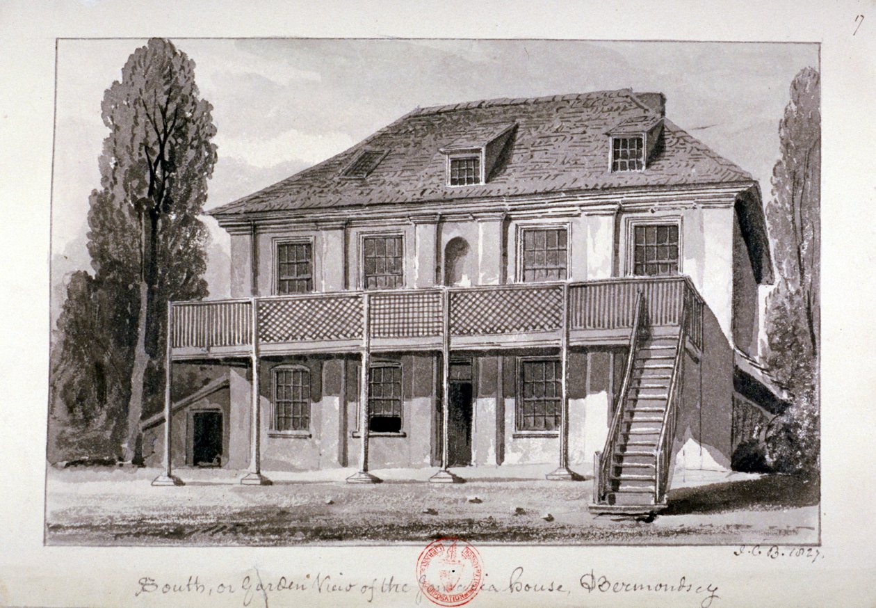Jamaica House, Cherry Garden Street, Bermondsey, Londres - John Chessell Buckler