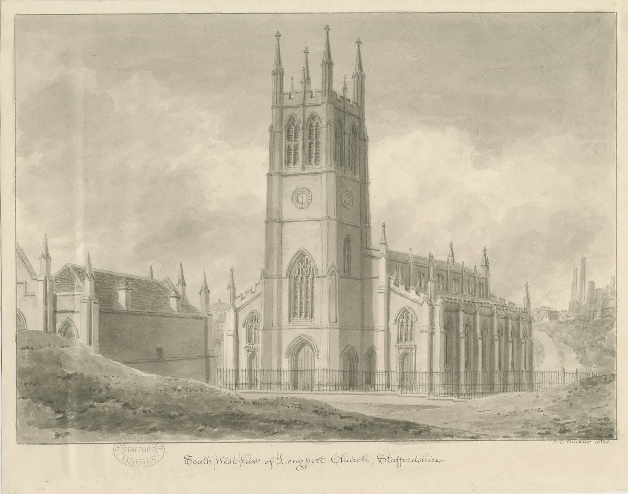 Église de Longport - Saint-Paul - John Chessell Buckler