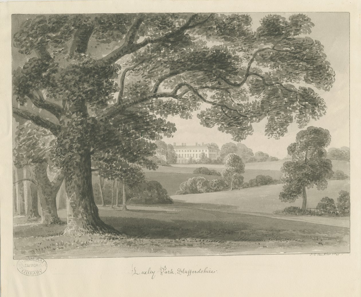 Loxley Park - John Chessell Buckler