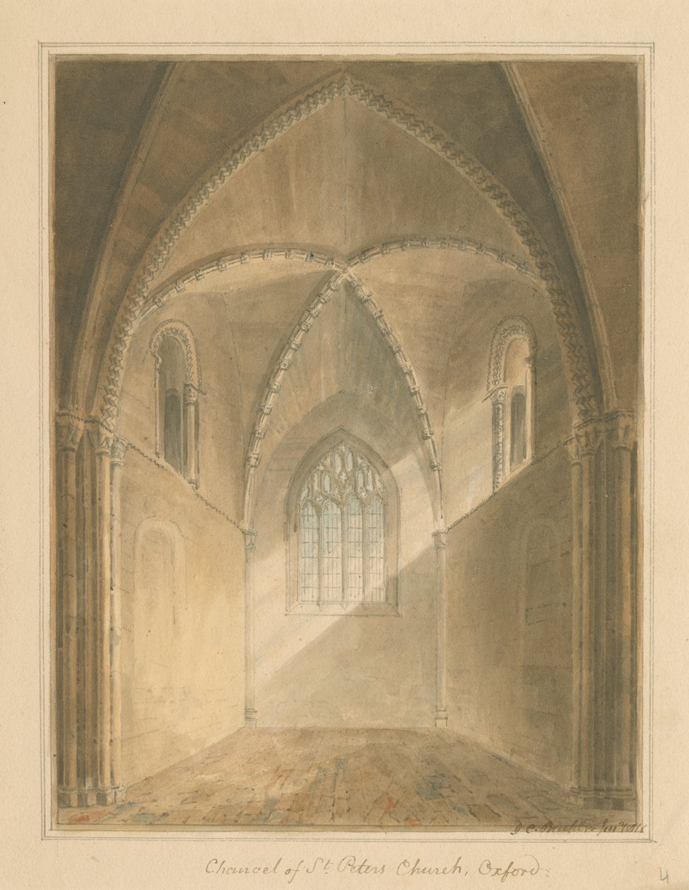 Oxfordshire - Oxford - Intérieur du Chœur de l