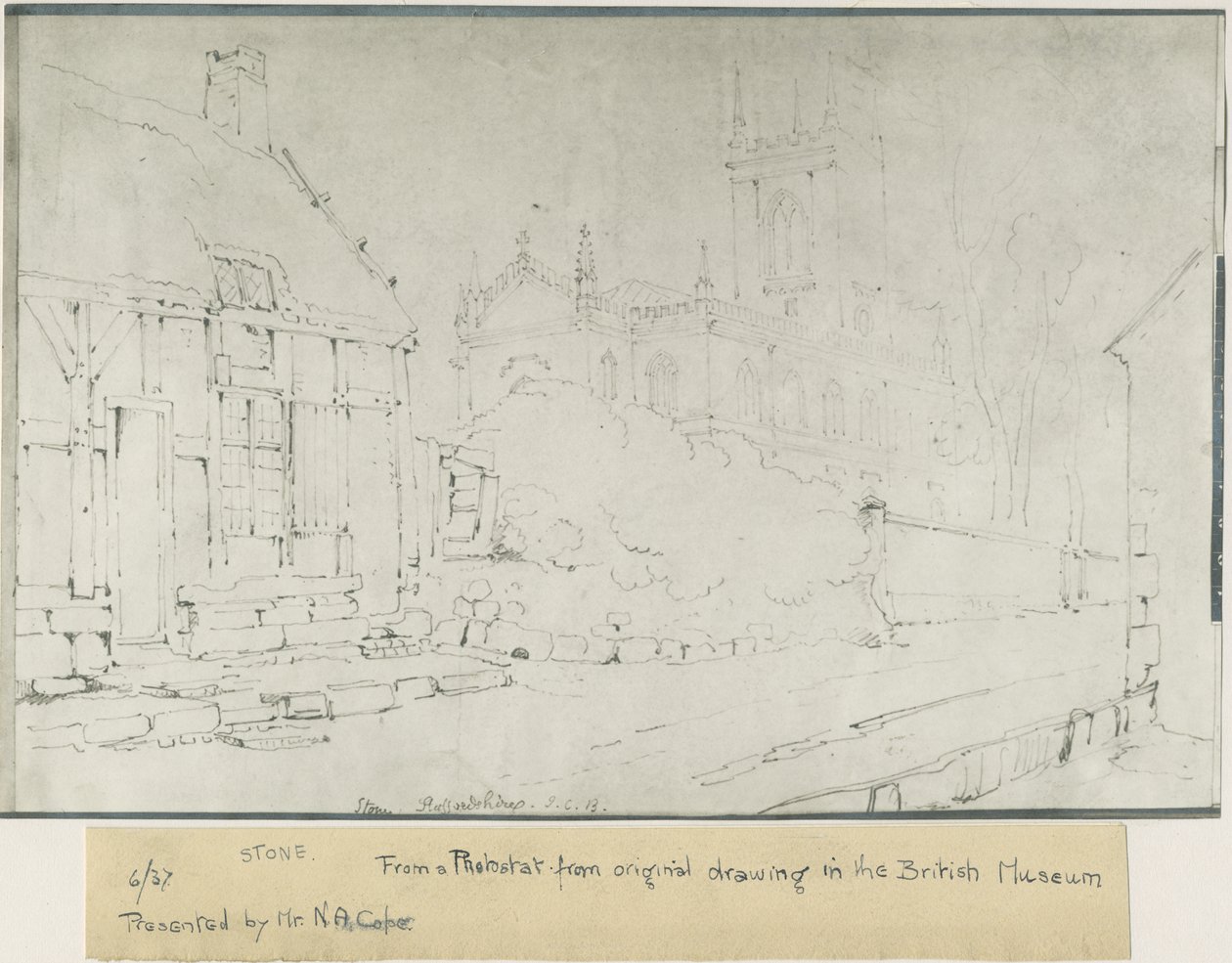 Église de Stone - John Chessell Buckler