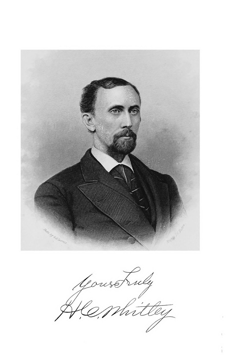 Portrait de Hiram C. Whitley, frontispice de 