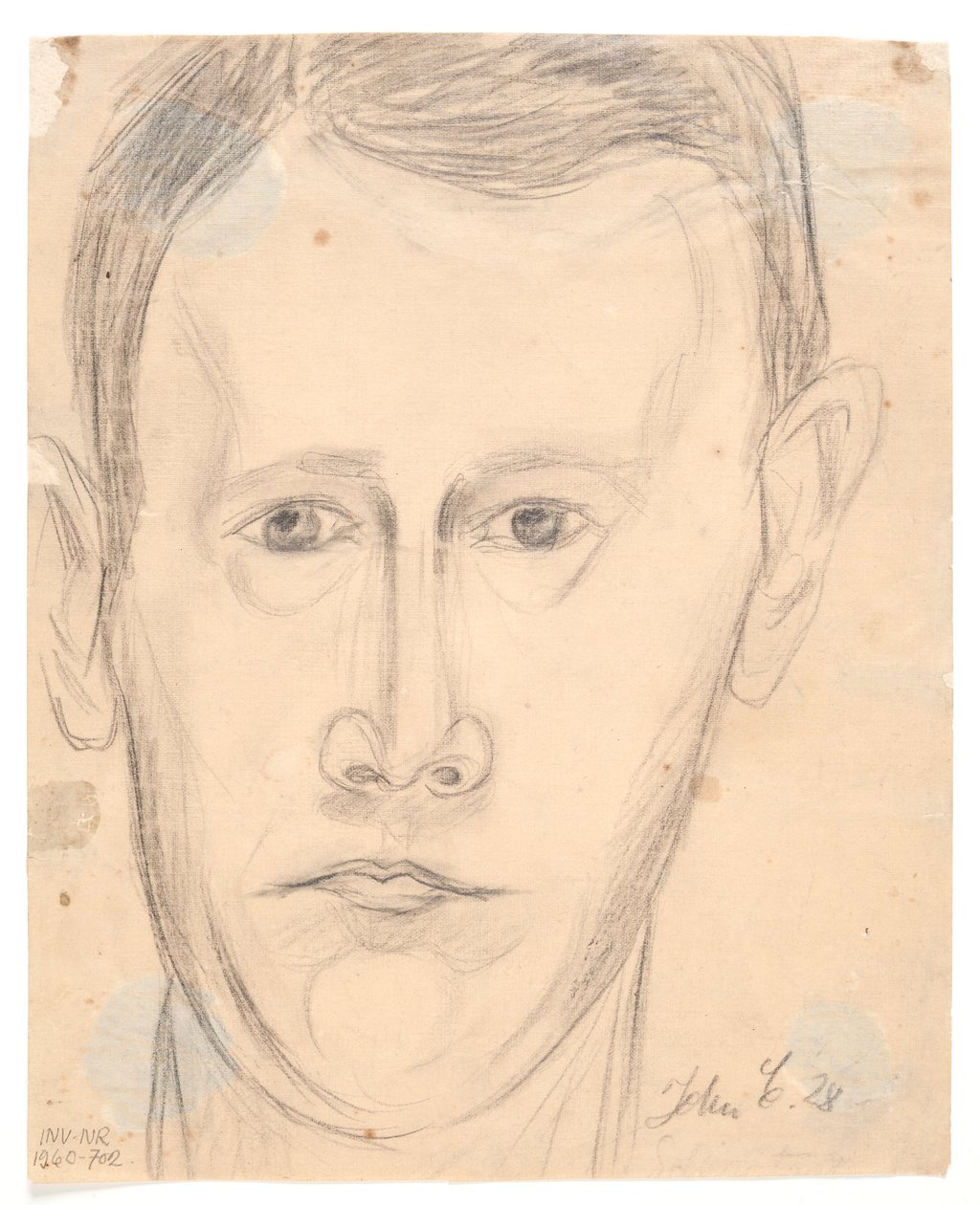 Autoportrait de face - John Christensen