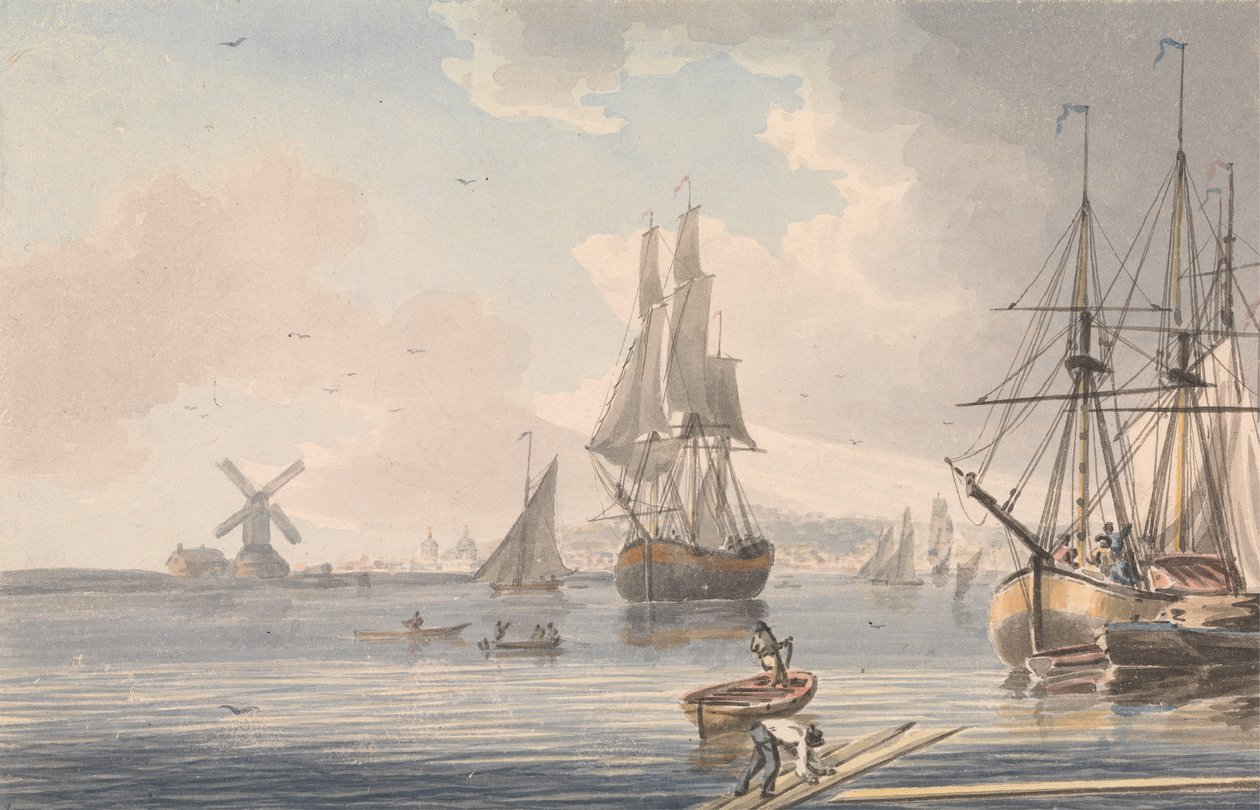 Chantier naval de Deptford, Kent - John Cleveley the Younger