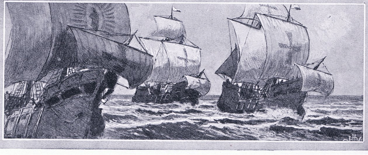 Le dernier voyage de Henry Hudson-1610. Abandonné par un équipage mutiné, Newnes Pictorial Knowledge publiée par Newnes, vers les années 1950 - John Collier