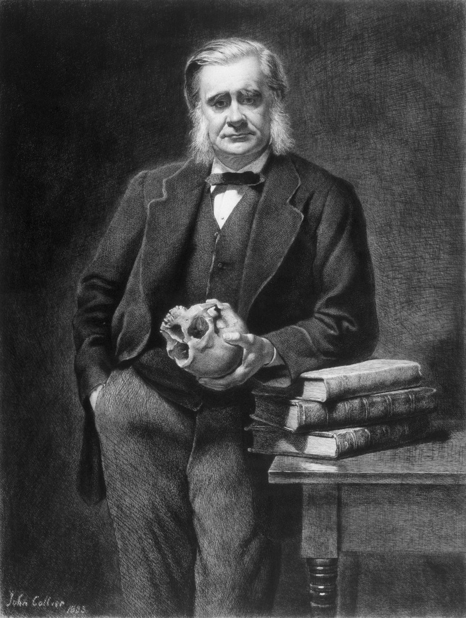 Thomas Henry Huxley (1825-95) gravé par Leopold Flameng (1831-1911) 1885 - John Collier