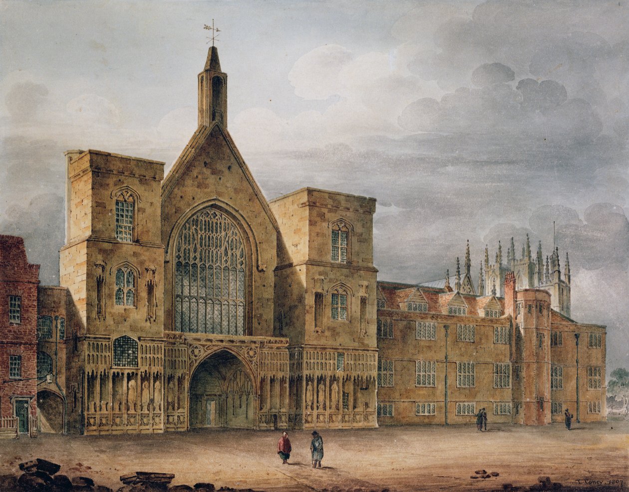 Entrée du Westminster Hall, 1807 - John Coney