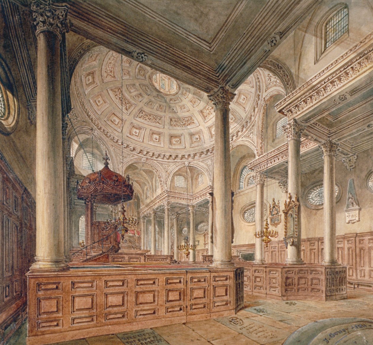 Vue intérieure de l