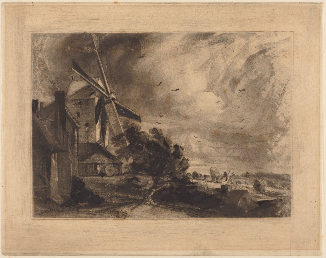 Un moulin - John Constable