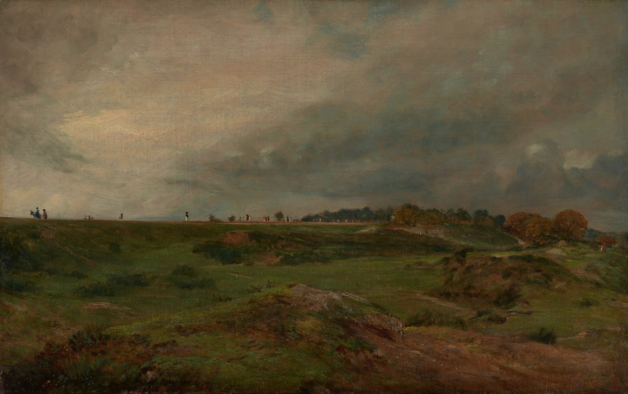 Une route traversant Hampstead Heath - John Constable