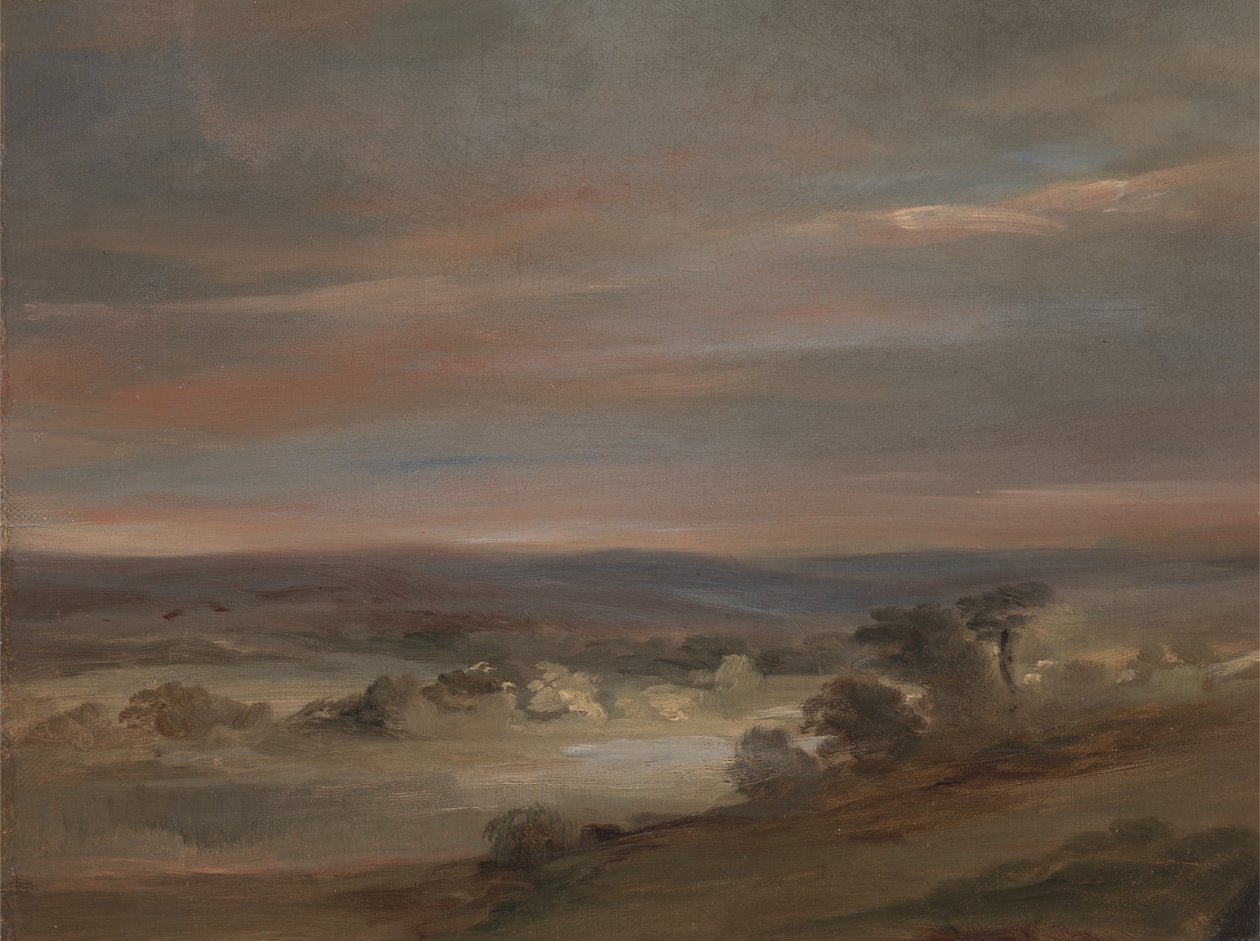 Vue sur Hampstead Heath, tôt le matin, vers 1821 - John Constable