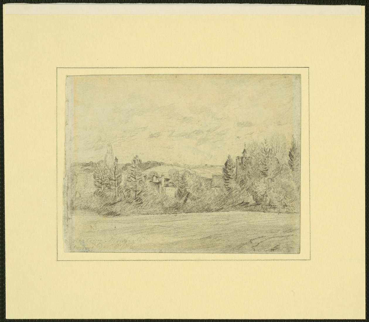 Église et presbytère de Binfield, Berkshire - John Constable