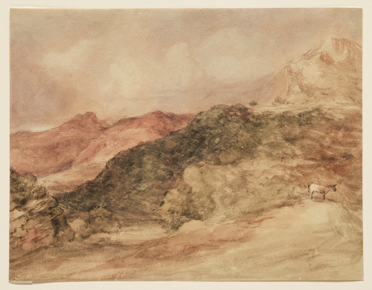 Bow Fell et les Langdale Pikes - John Constable