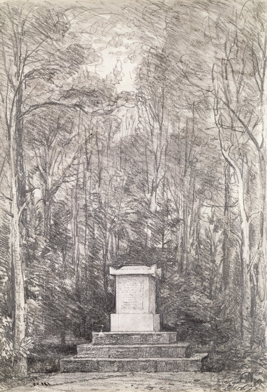 Cénotaphe de Sir Joshua Reynolds à Coleorton Hall, Leicestershire, 1823 - John Constable