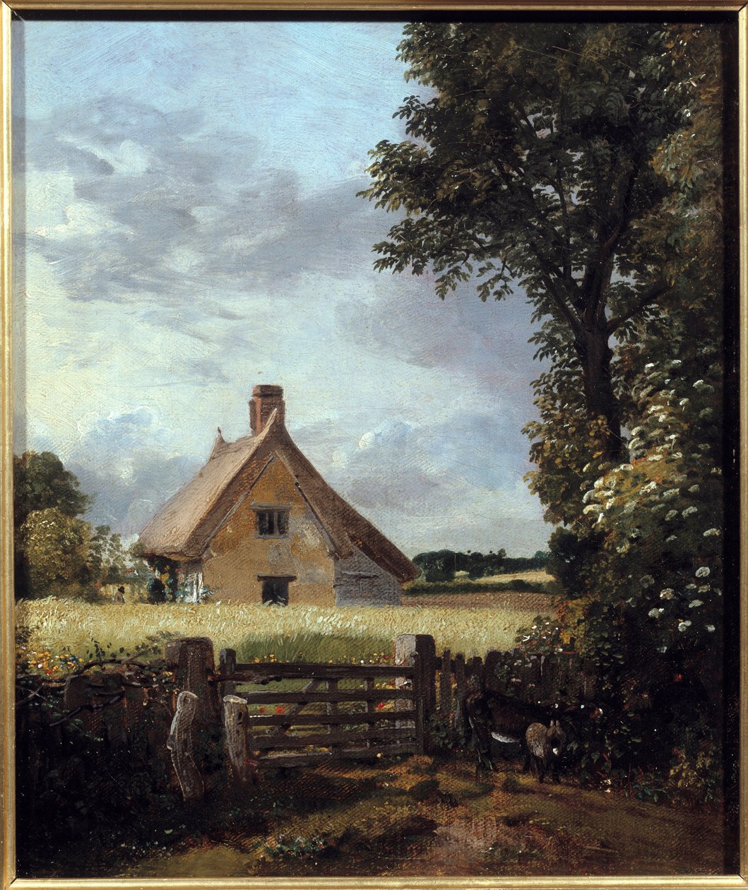 Cottage dans un champ de blé. - John Constable