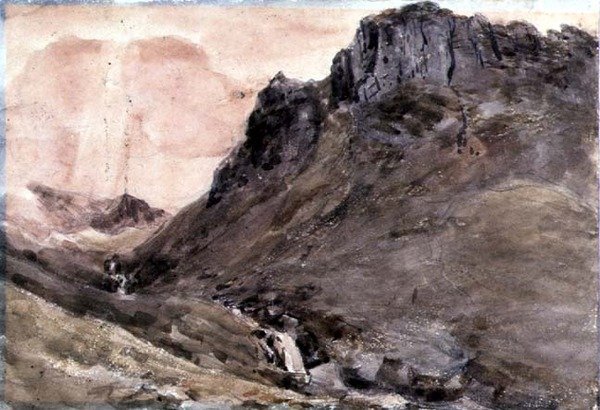 Eagle Crag, Borrowdale - John Constable