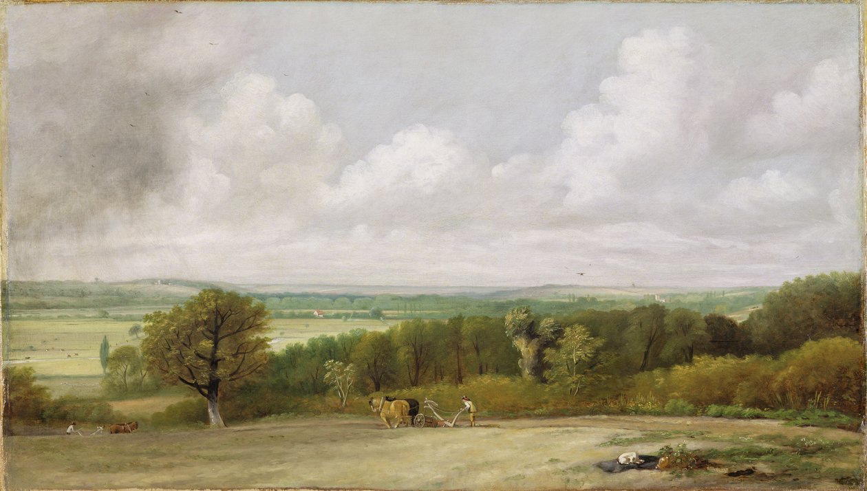 Paysage : Scène de labour en Suffolk (A Summerland) - John Constable