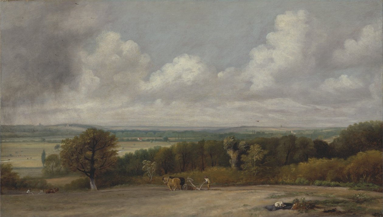 Scène de labourage dans le Suffolk - John Constable