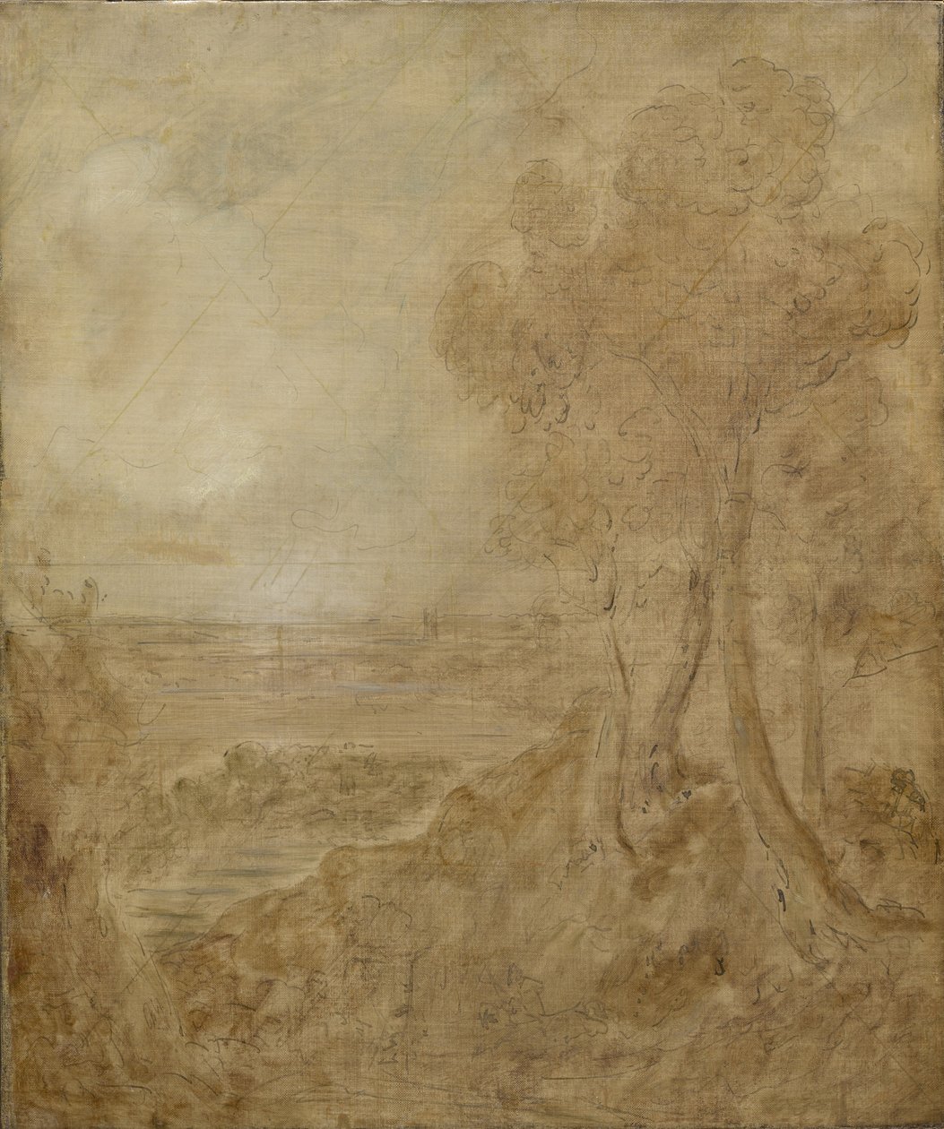 Esquisse pour "Dedham Vale", vers 1827 - John Constable